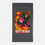 Kamado Slayer-None-Beach-Towel-Conjura Geek