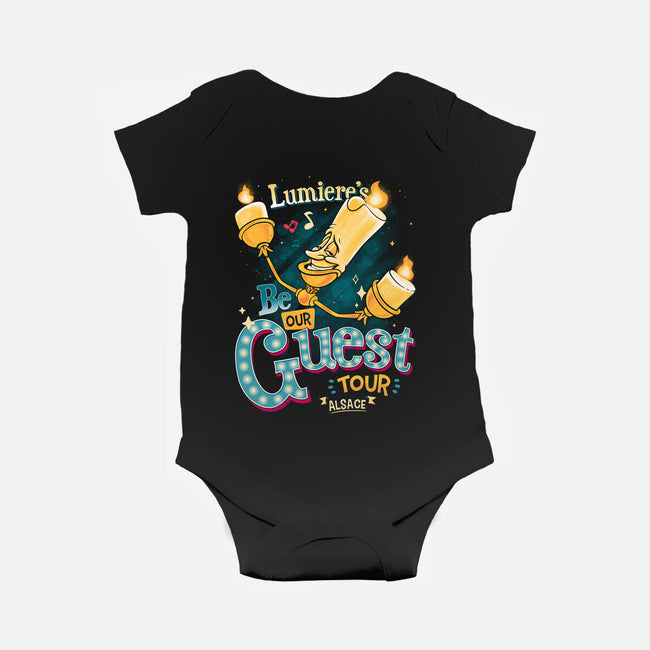 Be Our Guest Tour-Baby-Basic-Onesie-teesgeex