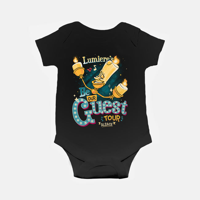 Be Our Guest Tour-Baby-Basic-Onesie-teesgeex