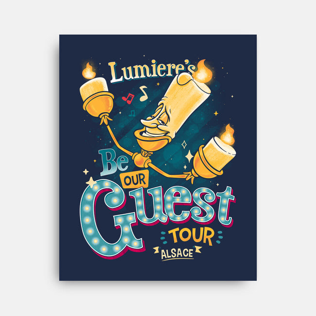 Be Our Guest Tour-None-Stretched-Canvas-teesgeex