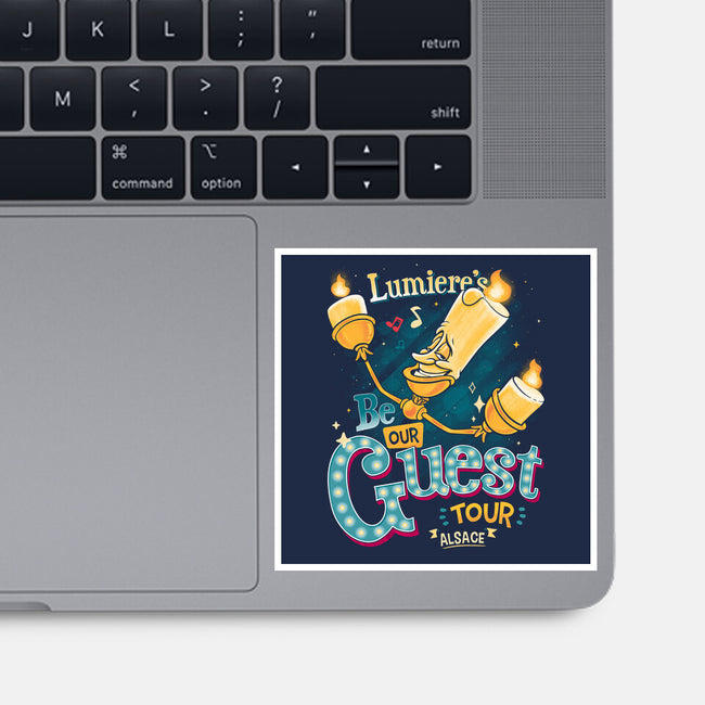 Be Our Guest Tour-None-Glossy-Sticker-teesgeex