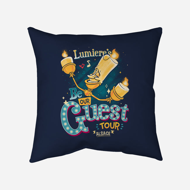 Be Our Guest Tour-None-Removable Cover w Insert-Throw Pillow-teesgeex