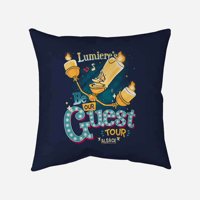 Be Our Guest Tour-None-Removable Cover-Throw Pillow-teesgeex