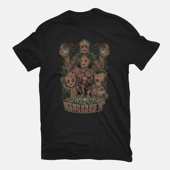 We Are Groot-Womens-Fitted-Tee-Studio Mootant