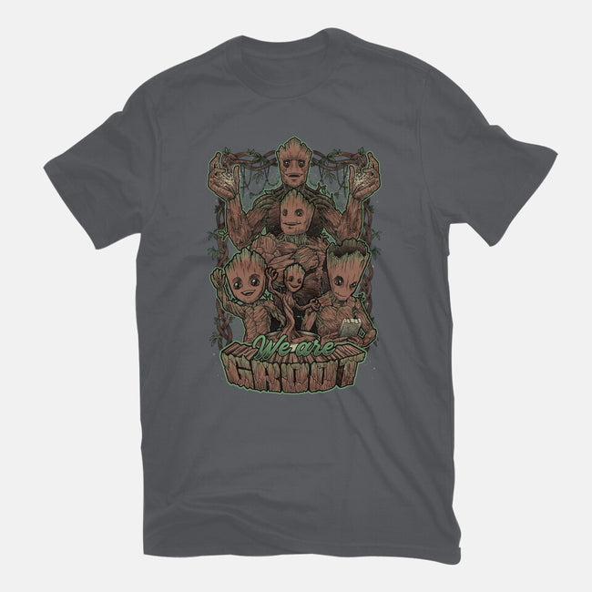 We Are Groot-Womens-Fitted-Tee-Studio Mootant