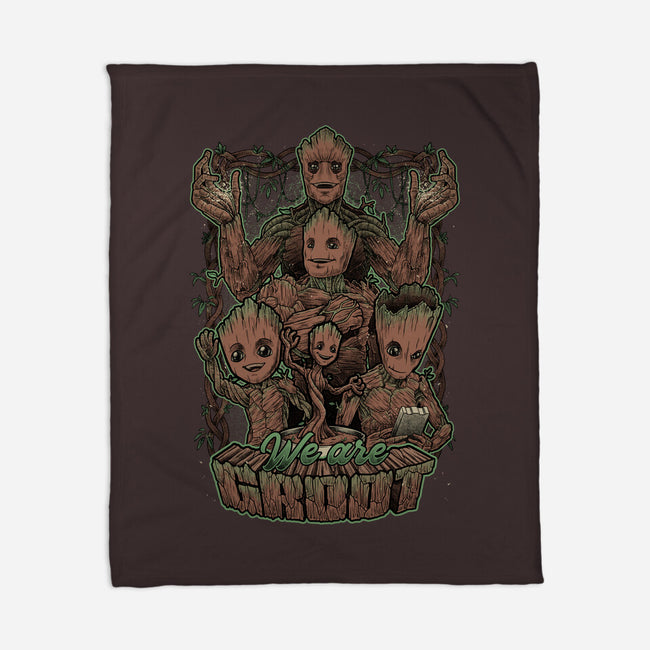 We Are Groot-None-Fleece-Blanket-Studio Mootant