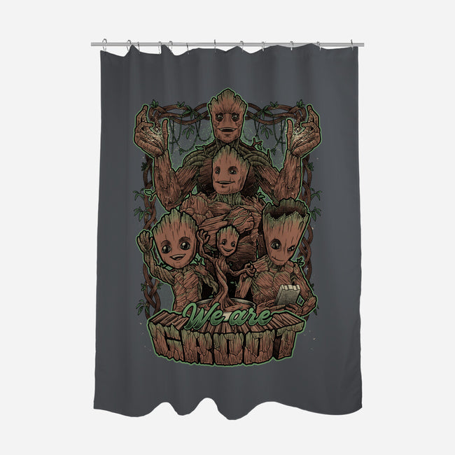 We Are Groot-None-Polyester-Shower Curtain-Studio Mootant