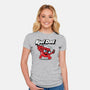 Kool Dad Selfie-Womens-Fitted-Tee-Boggs Nicolas