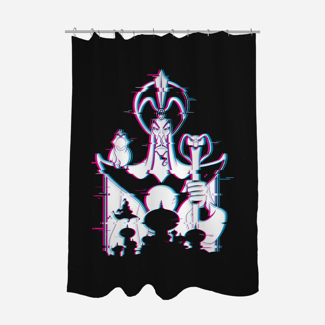 Jafar Glitched-None-Polyester-Shower Curtain-danielmorris1993