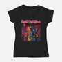 Irin Hunter-Womens-V-Neck-Tee-CappO