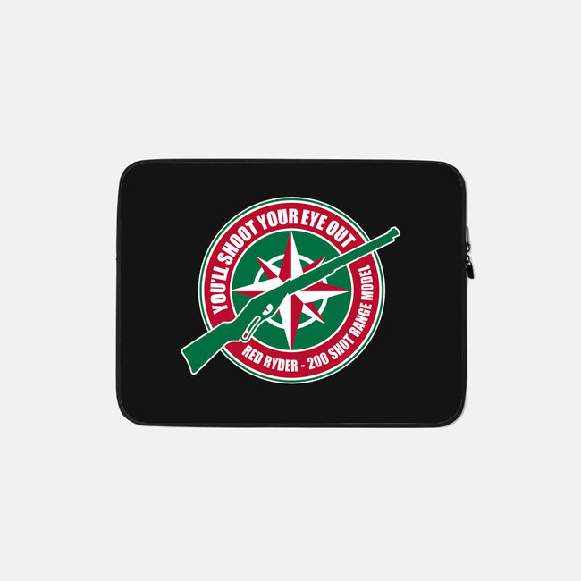 You'll Shoot Your Eye Out-none zippered laptop sleeve-Fishbiscuit