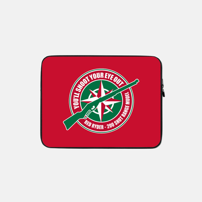 You'll Shoot Your Eye Out-none zippered laptop sleeve-Fishbiscuit