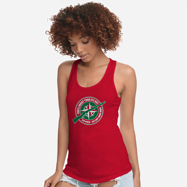 You'll Shoot Your Eye Out-womens racerback tank-Fishbiscuit
