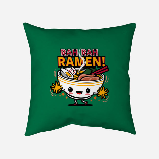 Rah Rah Ramen-None-Removable Cover w Insert-Throw Pillow-Boggs Nicolas