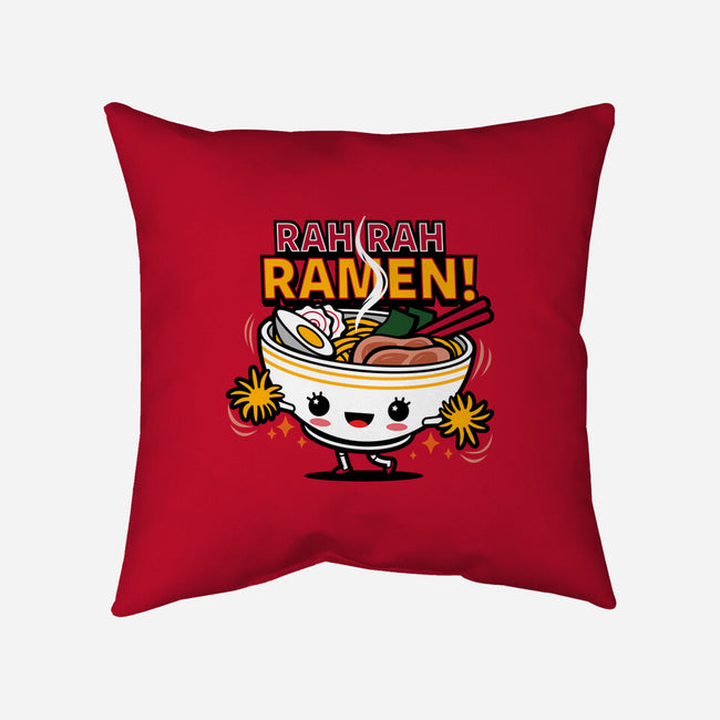 Rah Rah Ramen-None-Removable Cover w Insert-Throw Pillow-Boggs Nicolas