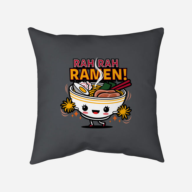 Rah Rah Ramen-None-Removable Cover-Throw Pillow-Boggs Nicolas