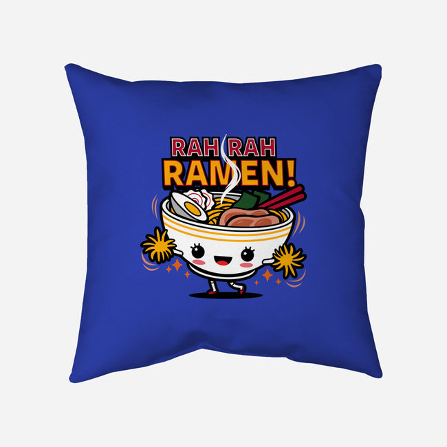 Rah Rah Ramen-None-Removable Cover-Throw Pillow-Boggs Nicolas