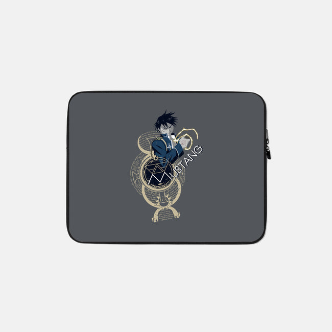The Flame Alchemist-None-Zippered-Laptop Sleeve-Bahlens