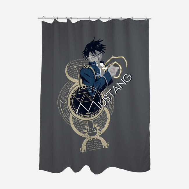 The Flame Alchemist-None-Polyester-Shower Curtain-Bahlens