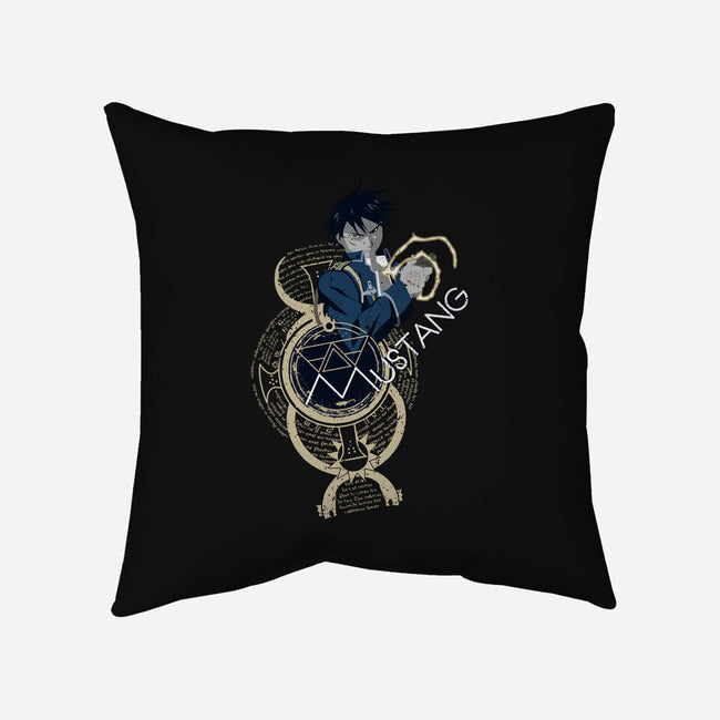 The Flame Alchemist-None-Removable Cover-Throw Pillow-Bahlens