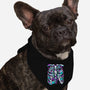 Retro Gaming Skeleton-Dog-Bandana-Pet Collar-estudiofitas