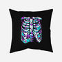 Retro Gaming Skeleton-None-Removable Cover-Throw Pillow-estudiofitas