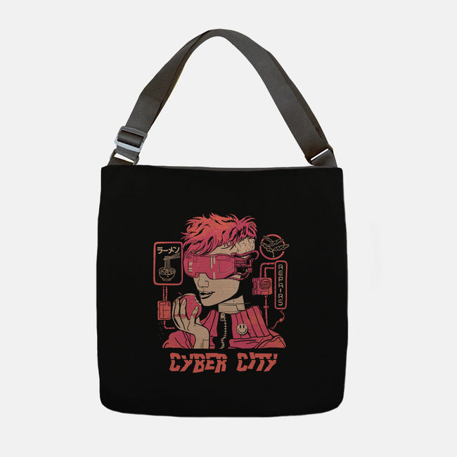 Cyber City-None-Adjustable Tote-Bag-gloopz