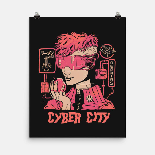 Cyber City-None-Matte-Poster-gloopz