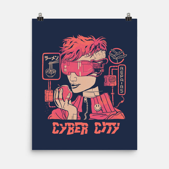 Cyber City-None-Matte-Poster-gloopz