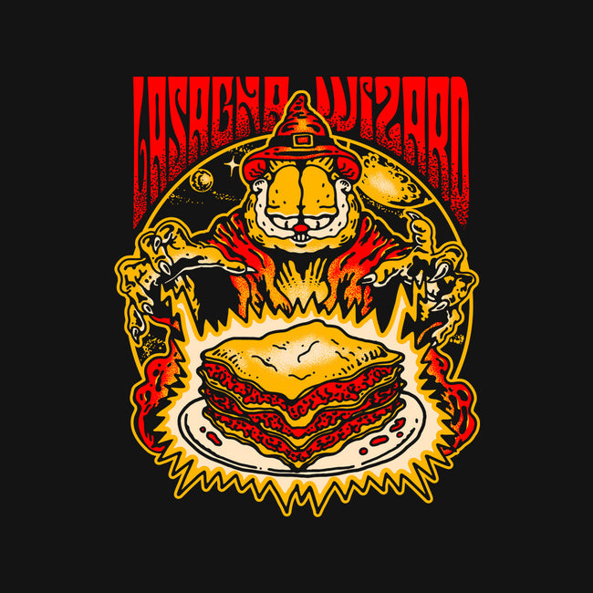 Lasagna Wizard-Womens-Fitted-Tee-demonigote