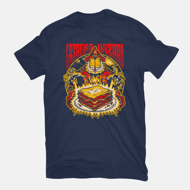 Lasagna Wizard-Mens-Basic-Tee-demonigote