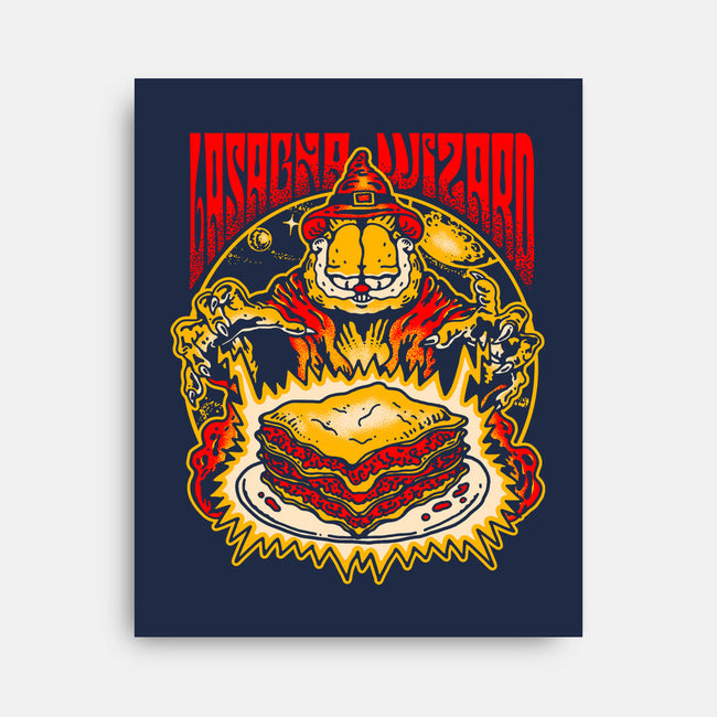 Lasagna Wizard-None-Stretched-Canvas-demonigote