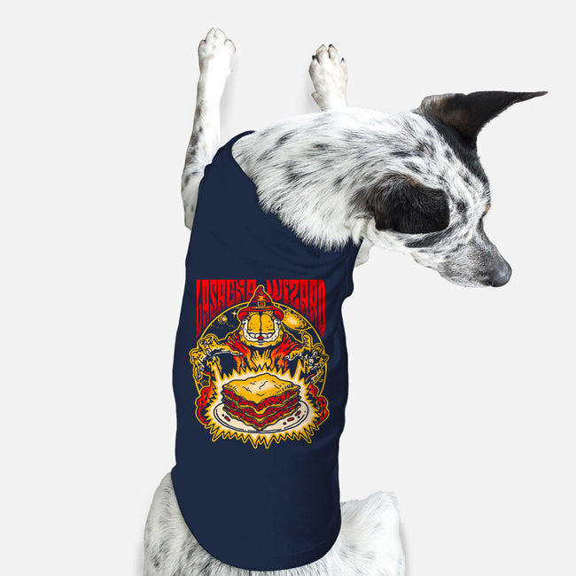 Lasagna Wizard-Dog-Basic-Pet Tank-demonigote