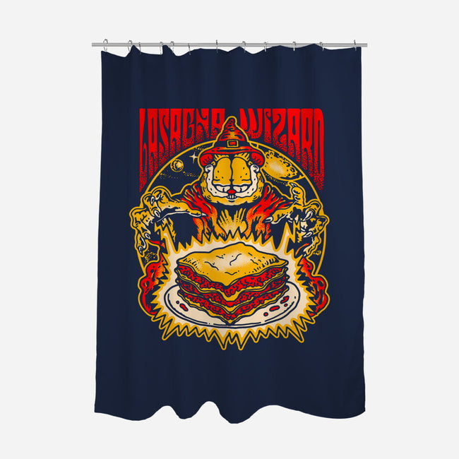 Lasagna Wizard-None-Polyester-Shower Curtain-demonigote