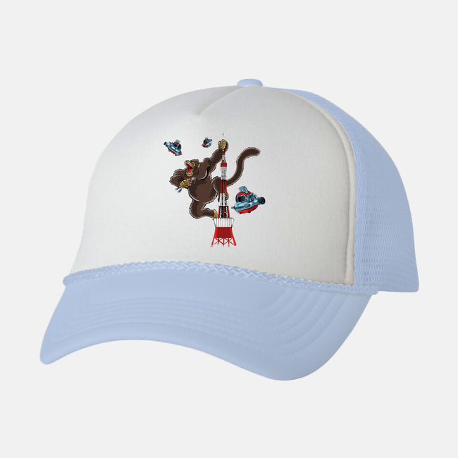 King Oozaru-Unisex-Trucker-Hat-zascanauta