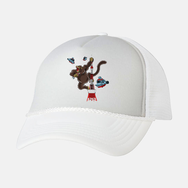 King Oozaru-Unisex-Trucker-Hat-zascanauta