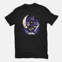Cat Witch-Unisex-Basic-Tee-Vallina84