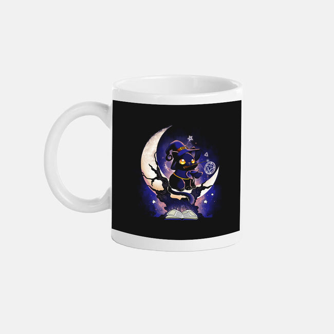 Cat Witch-None-Mug-Drinkware-Vallina84