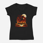 Book Of Dungeons And Dragons-Womens-V-Neck-Tee-dandingeroz