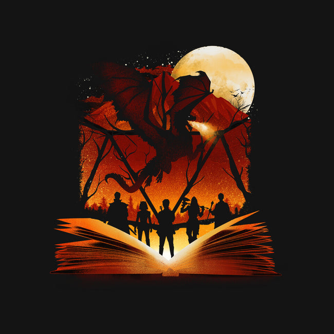 Book Of Dungeons And Dragons-None-Removable Cover w Insert-Throw Pillow-dandingeroz