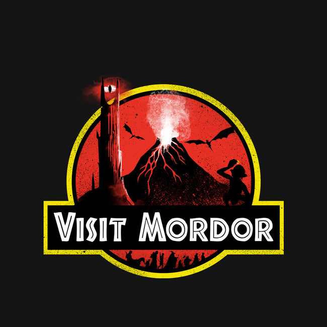 Visit Mordor-None-Fleece-Blanket-dandingeroz