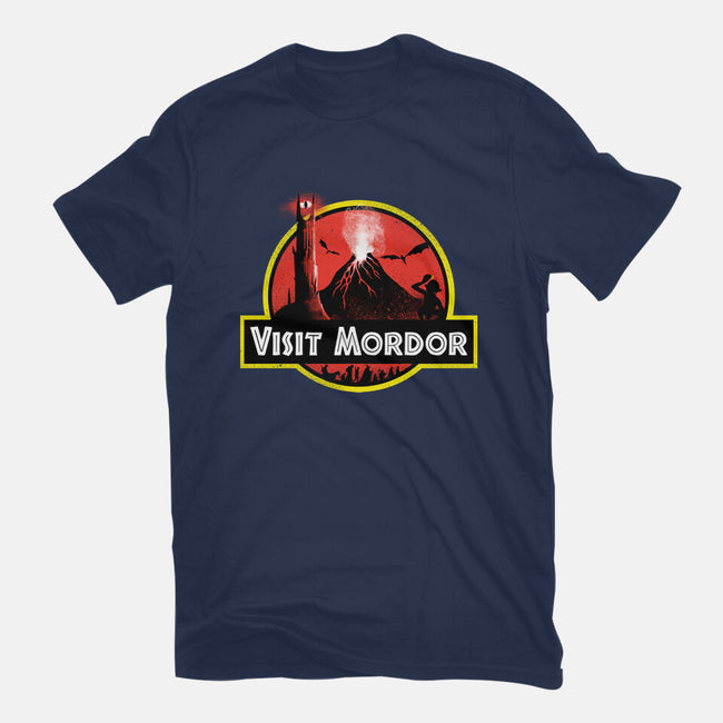 Visit Mordor-Womens-Fitted-Tee-dandingeroz