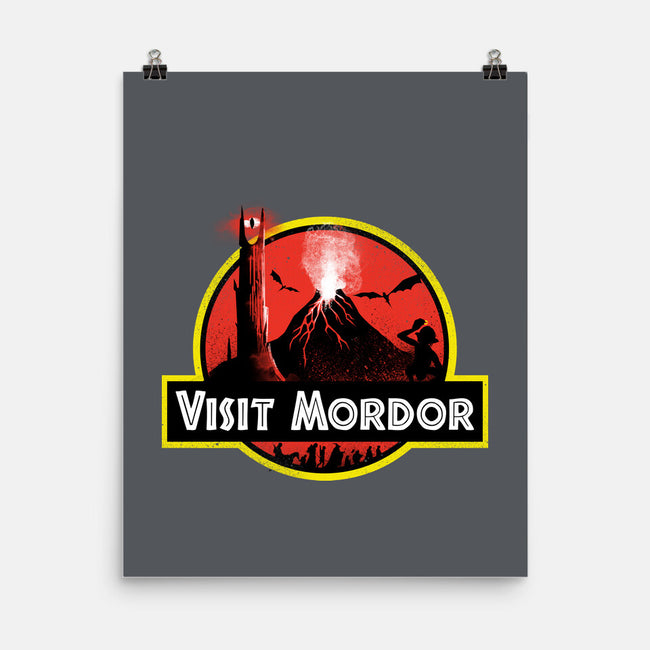Visit Mordor-None-Matte-Poster-dandingeroz