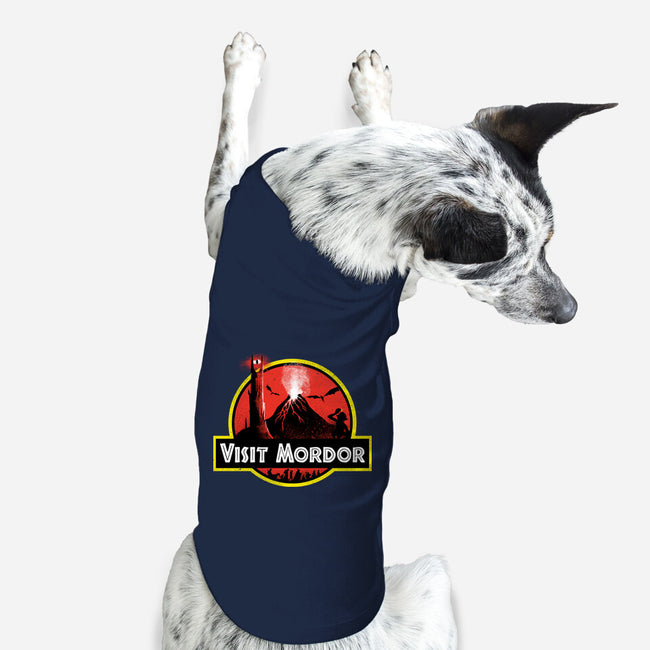 Visit Mordor-Dog-Basic-Pet Tank-dandingeroz