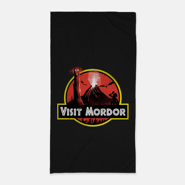 Visit Mordor-None-Beach-Towel-dandingeroz