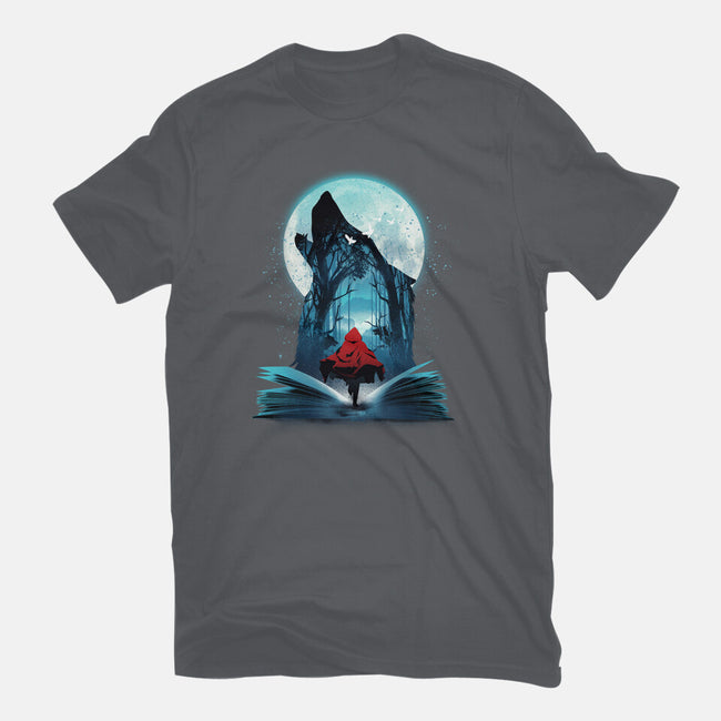 Book Of Little Red Girl-Womens-Basic-Tee-dandingeroz