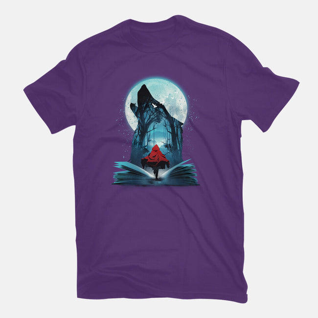 Book Of Little Red Girl-Womens-Basic-Tee-dandingeroz