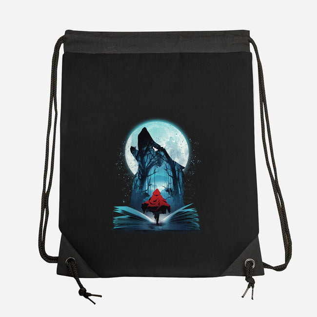 Book Of Little Red Girl-None-Drawstring-Bag-dandingeroz