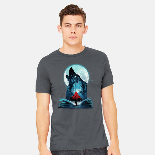 Book Of Little Red Girl-Mens-Heavyweight-Tee-dandingeroz