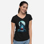 Book Of Little Red Girl-Womens-V-Neck-Tee-dandingeroz